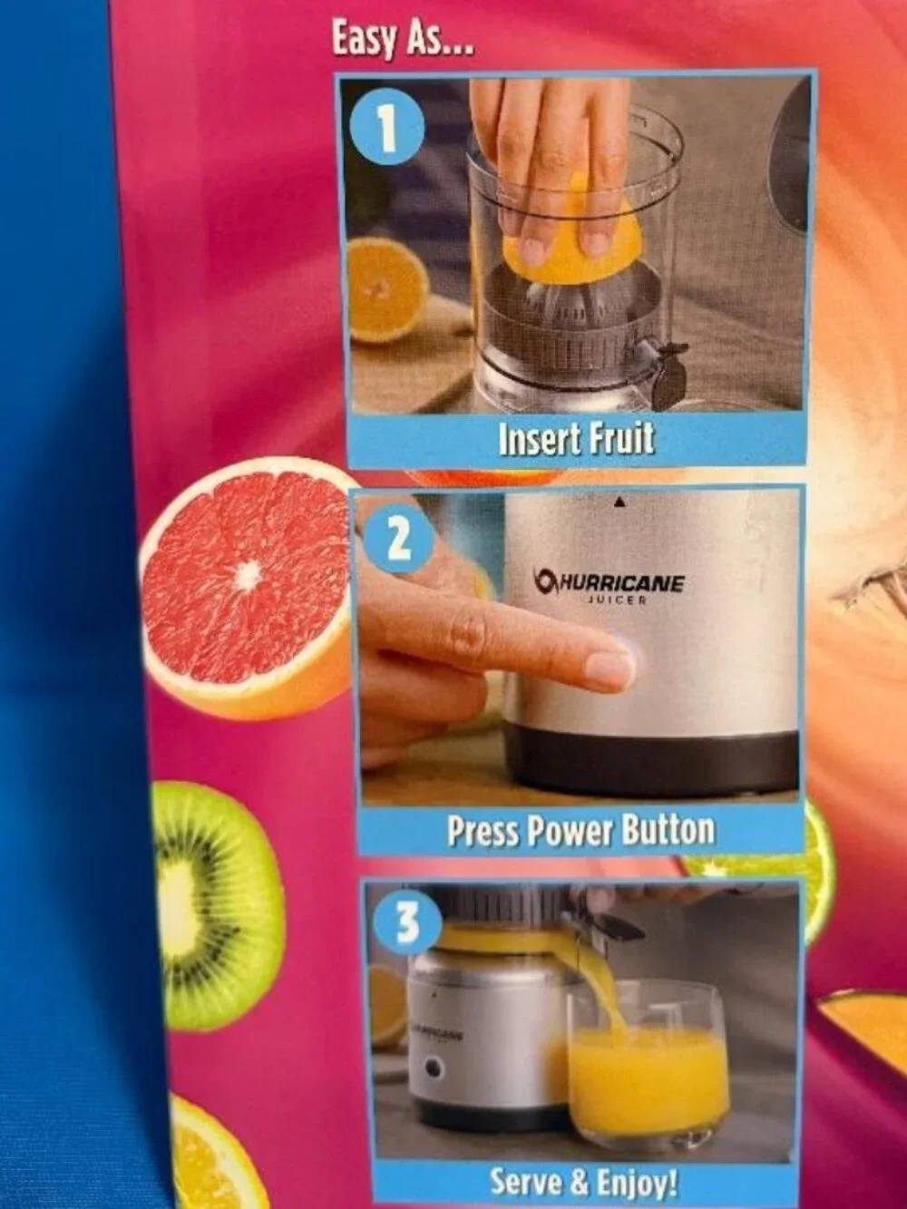 HURRICANE JUICER / ONTEL PRODUCTS CORP. new hurricane